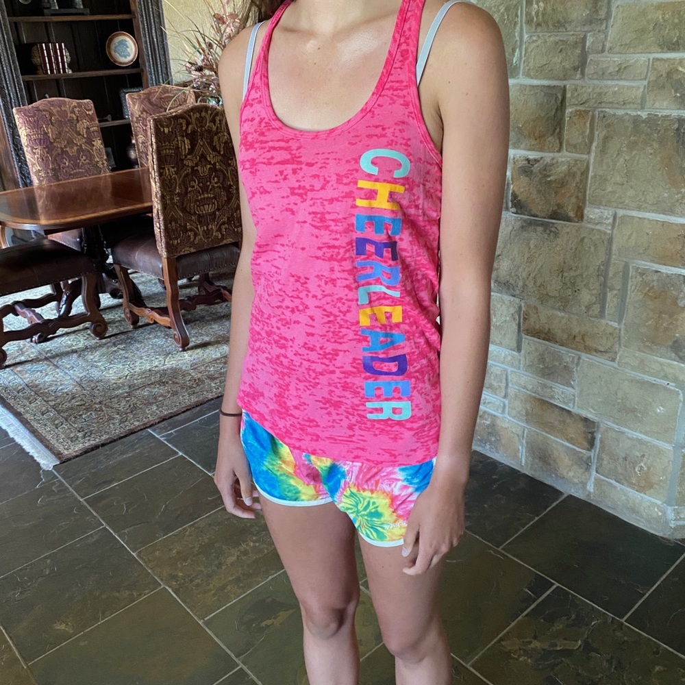 Hot Pink Cheer Tank
